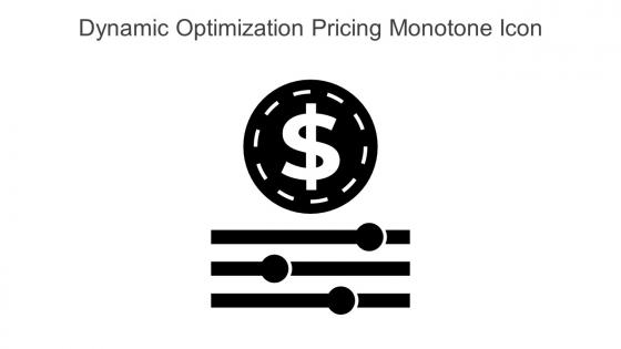 Dynamic Optimization Pricing Monotone Icon In Powerpoint Pptx Png And Editable Eps Format
