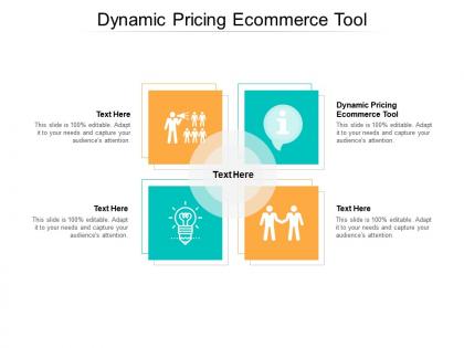 Dynamic pricing ecommerce tool ppt powerpoint presentation background designs cpb