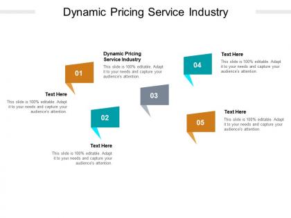 Dynamic pricing service industry ppt powerpoint presentation outline cpb