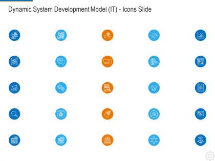 Dynamic system development model it icons slide dynamic system development model it ppt grid
