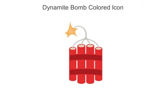 Dynamite Bomb Colored Icon In Powerpoint Pptx Png And Editable Eps Format