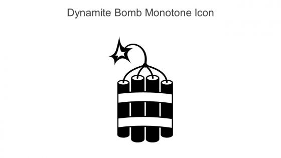 Dynamite Bomb Monotone Icon In Powerpoint Pptx Png And Editable Eps Format