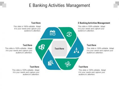 E banking activities management ppt powerpoint presentation portfolio files cpb