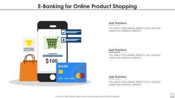 E banking for online product shopping