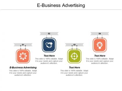 E business advertising ppt powerpoint presentation icon graphics design cpb