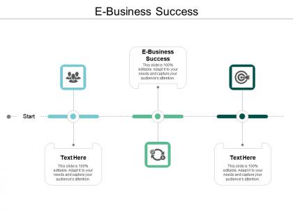 E business success ppt powerpoint presentation gallery brochure cpb