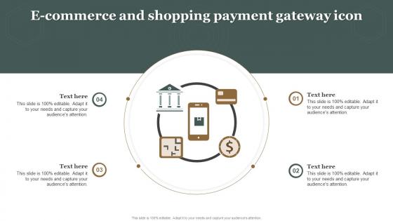 E Commerce And Shopping Payment Gateway Icon
