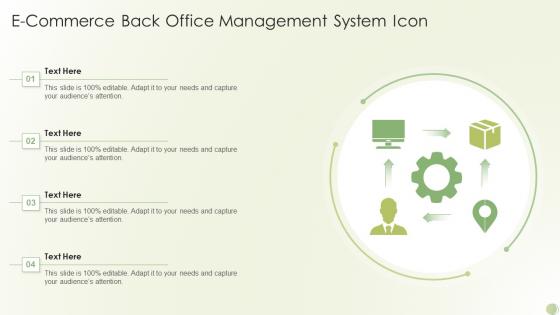 E Commerce Back Office Management System Icon