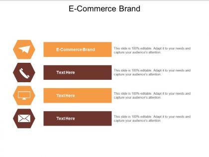 E commerce brand ppt powerpoint presentation infographic template master slide cpb