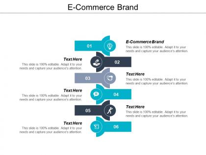 E commerce brand ppt powerpoint presentation portfolio infographics cpb
