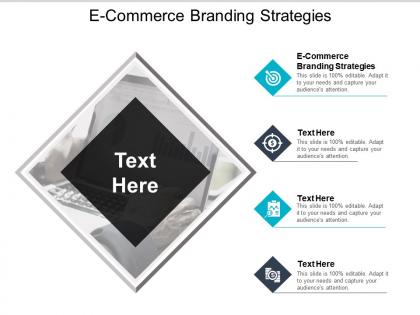 E commerce branding strategies ppt powerpoint presentation file graphics pictures cpb
