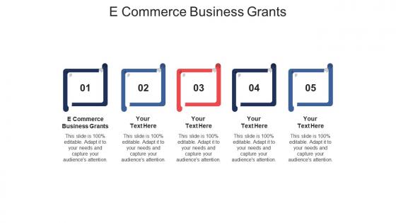 E commerce business grants ppt powerpoint presentation model skills cpb