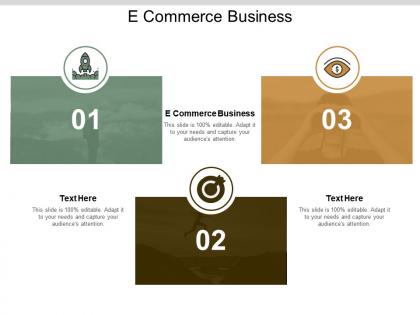 E commerce business ppt powerpoint presentation gallery good cpb