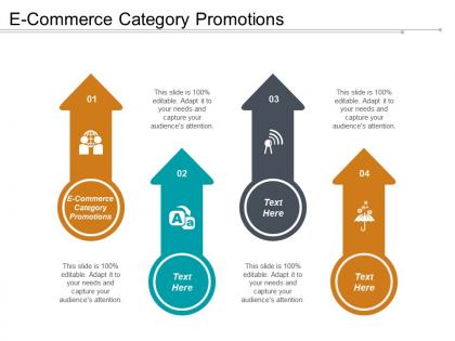 E commerce category promotions ppt powerpoint presentation file templates cpb