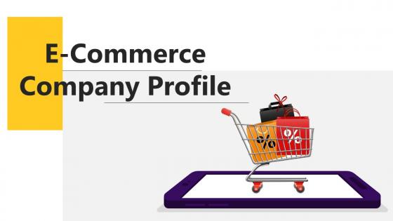E Commerce Company Profile Powerpoint Presentation Slides CP CD