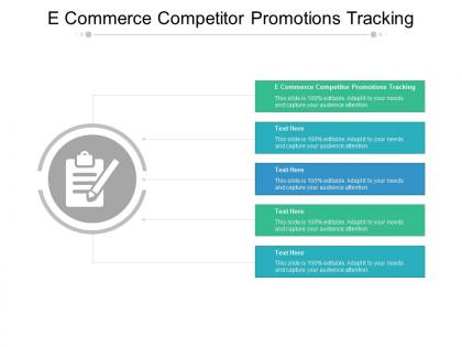 E commerce competitor promotions tracking ppt powerpoint presentation model cpb