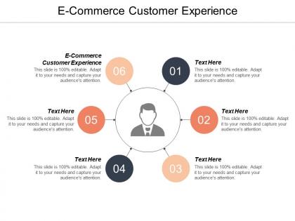 E commerce customer experience ppt powerpoint presentation ideas background designs cpb