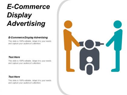 E commerce display advertising ppt powerpoint presentation infographic template picture cpb