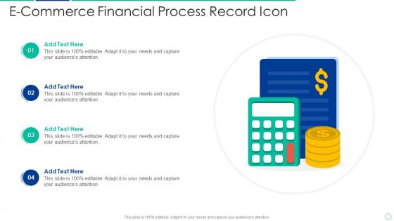 E Commerce Financial Process Record Icon