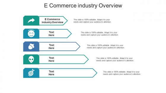 E commerce industry overview ppt powerpoint presentation slides display cpb