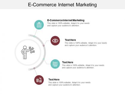 E commerce internet marketing ppt powerpoint presentation icon background designs cpb