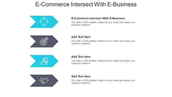 E Commerce Intersect With E Business Ppt Powerpoint Presentation Slides Display Cpb