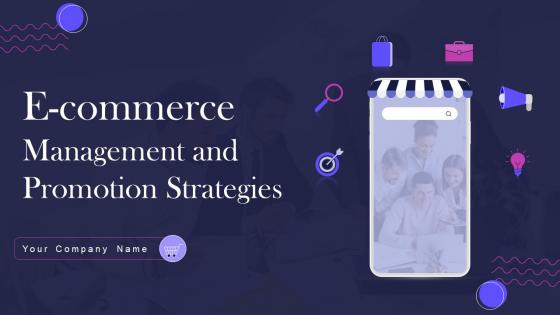 E Commerce Management And Promotion Strategies DK MD