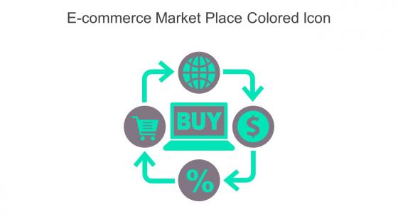 E Commerce Market Place Colored Icon In Powerpoint Pptx Png And Editable Eps Format