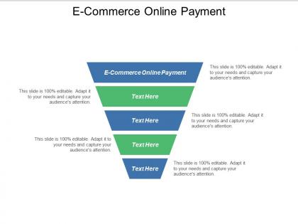 E commerce online payment ppt powerpoint presentation pictures elements cpb