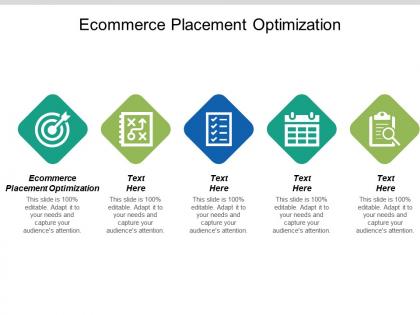 E commerce placement optimization ppt powerpoint presentation gallery introduction cpb