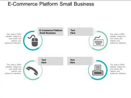 E commerce platform small business ppt powerpoint presentation summary good cpb