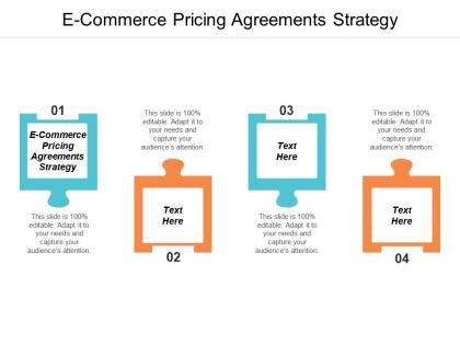 E commerce pricing agreements strategy ppt powerpoint presentation infographic template example cpb