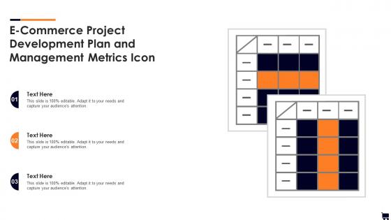 E Commerce Project Development Plan And Management Metrics Icon