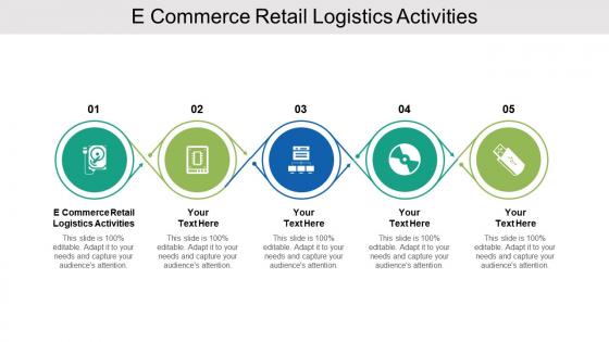 E commerce retail logistics activities ppt powerpoint presentation file example cpb