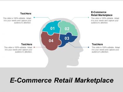 E commerce retail marketplace ppt powerpoint presentation outline information cpb