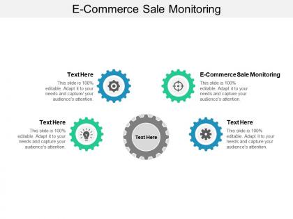 E commerce sale monitoring ppt powerpoint presentation layouts show cpb