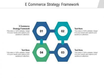 E commerce strategy framework ppt powerpoint presentation inspiration images cpb