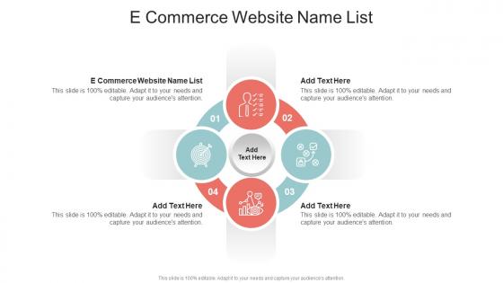 E Commerce Website Name List In Powerpoint And Google Slides Cpb