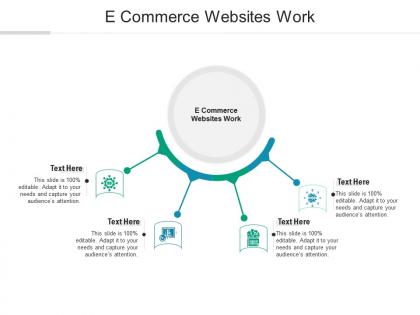 E commerce websites work ppt powerpoint presentation infographics deck cpb