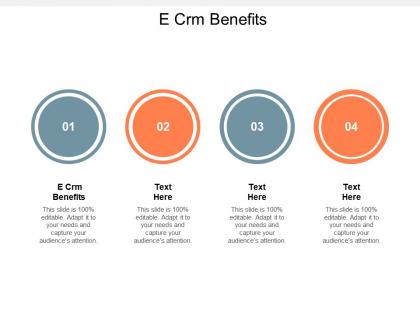 E crm benefits ppt powerpoint presentation icon mockup cpb