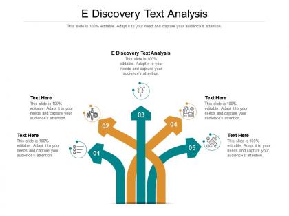 E discovery text analysis ppt powerpoint presentation professional design templates cpb