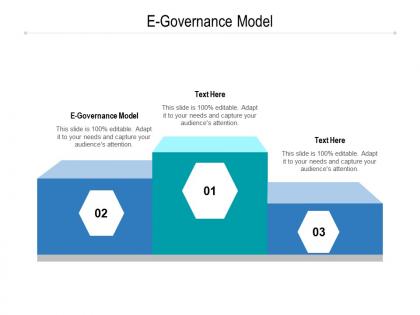E governance model ppt powerpoint presentation infographics templates cpb