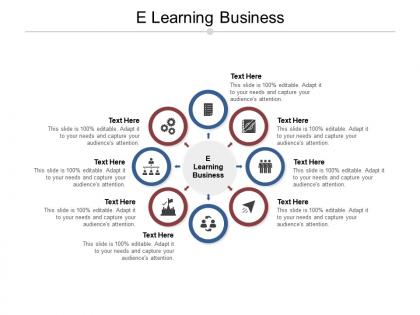 E learning business ppt powerpoint presentation pictures layout cpb
