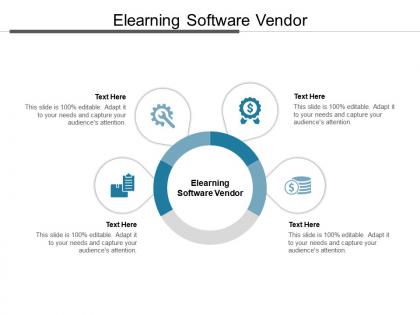 E learning software vendor ppt powerpoint presentation summary smartart cpb