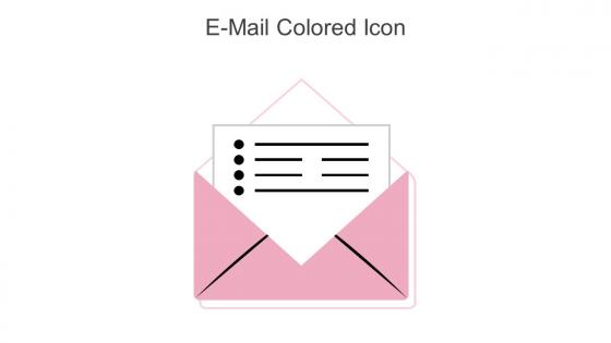 E Mail Colored Icon In Powerpoint Pptx Png And Editable Eps Format
