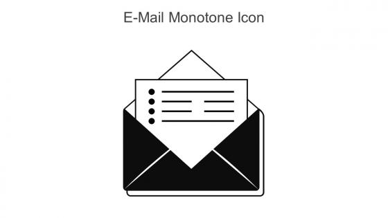E Mail Monotone Icon In Powerpoint Pptx Png And Editable Eps Format