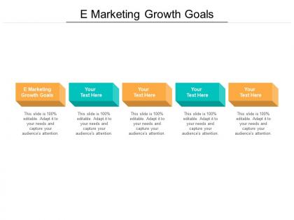 E marketing growth goals ppt powerpoint presentation visual aids pictures cpb