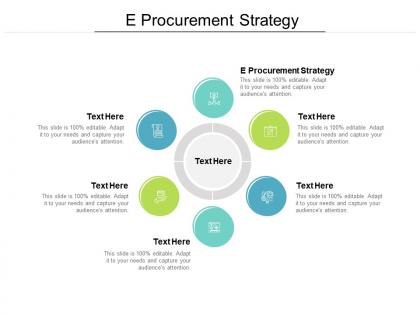 E procurement strategy ppt powerpoint presentation model visuals cpb