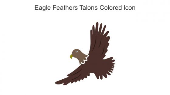Eagle Feathers Talons Colored Icon In Powerpoint Pptx Png And Editable Eps Format