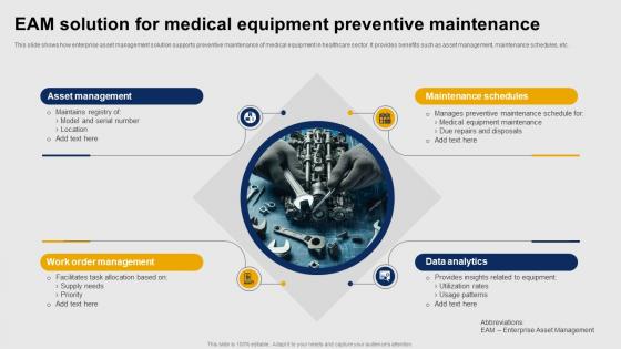 EAM Solution For Medical Equipment Preventive Maintenance